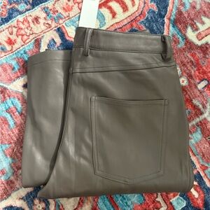 NWT Heartloom fleece lined leather pants
